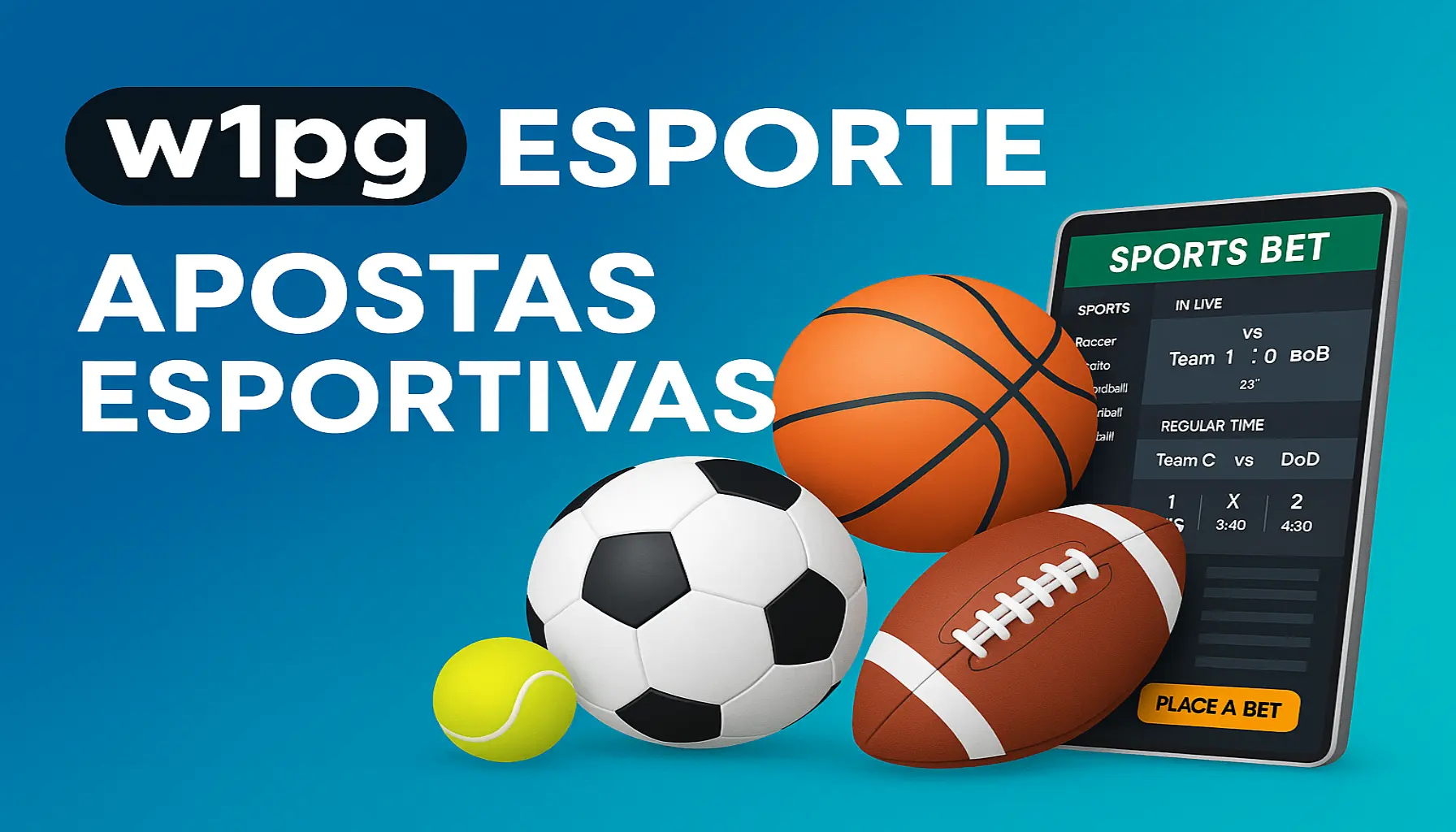 Aposte em apostas esportivas no cassino online w1pg