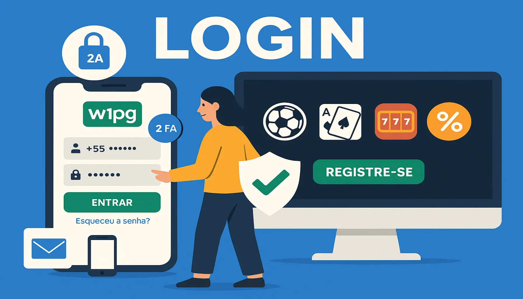 Login no Cassino w1pg